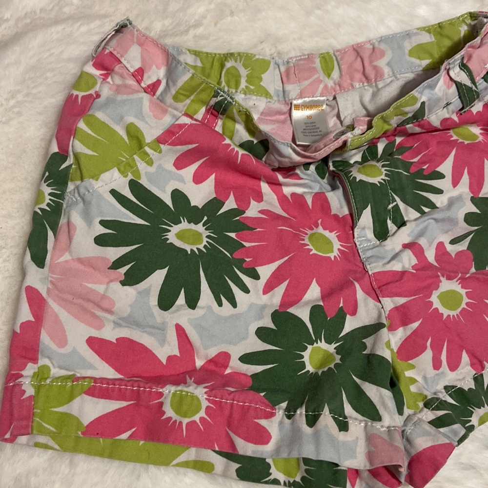 Girls Floral Shorts